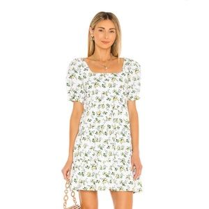 Faithful the Brand White and floral dress